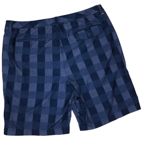 Tommy Bahama Plaid Tech Flat Front Board Style Shorts 38 EUC - Picture 2 of 9